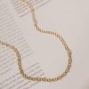 Jewelry * | Hot Sale La Radiant Val Jean Global Oriana Chain Necklace Gold