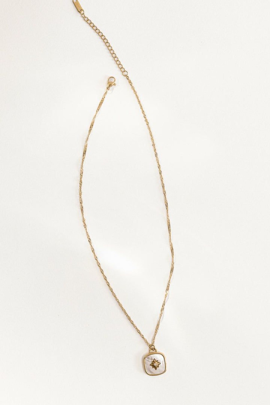 Jewelry * | Outlet J&D Jewelry Terra Pendant Necklace Gold