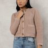 Sweaters * | Best Deal Aaron & Amber Susan Sweater In Mocha