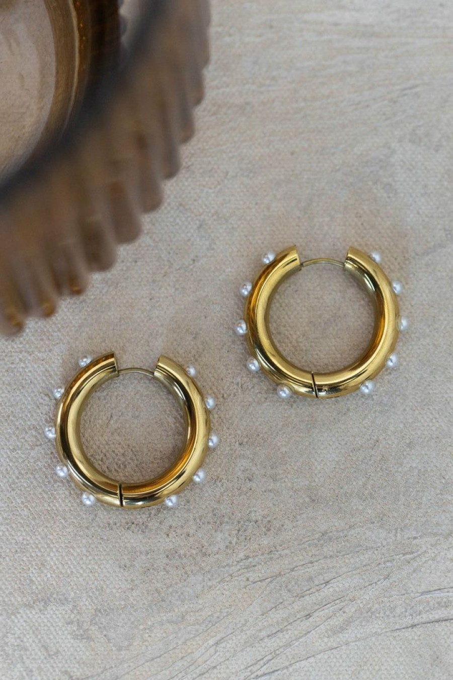 Jewelry * | Coupon J&D Jewelry Mileena Earrings In Gold