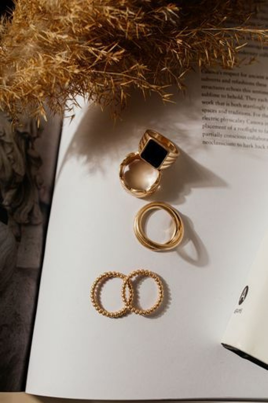 Jewelry * | Promo La Radiant Val Jean Global Thyra Ring Set Gold