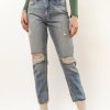 Jeans * | Brand New Cello Jeans Bohme Mom Jeans In Final Sale Light Wash