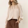 Tops * | Outlet Calista Noa Blouse In Champagne