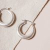 Jewelry * | Wholesale Joyful Jewelry Gordon Hoop Earrings In Silver