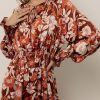 Dresses * | Budget Dress Forum Haleigh Floral Maxi Dress Brown