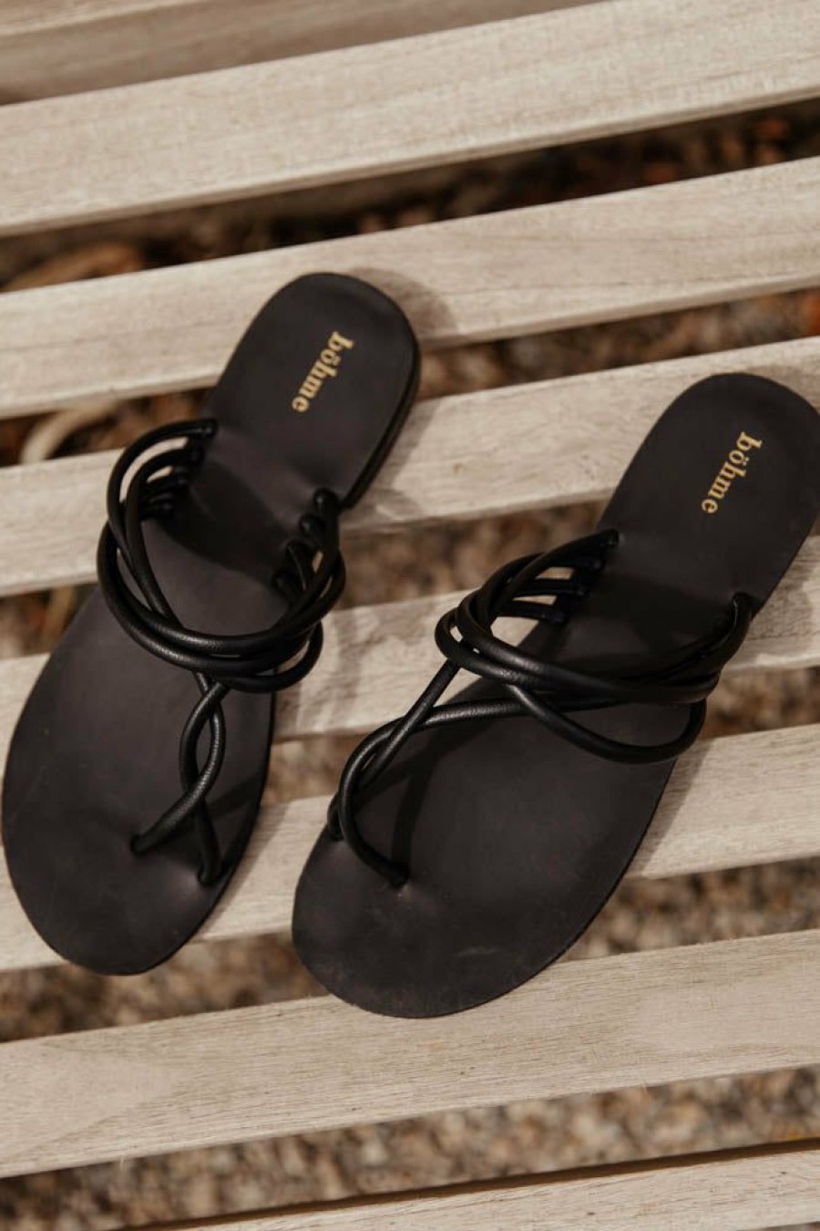 Shoes * | Coupon Beast Fashion Shoes Adeline Sandals In Black