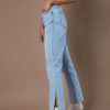 Jeans * | Coupon Denim One Tinsley Straight Leg Denim Jeans Light Wash