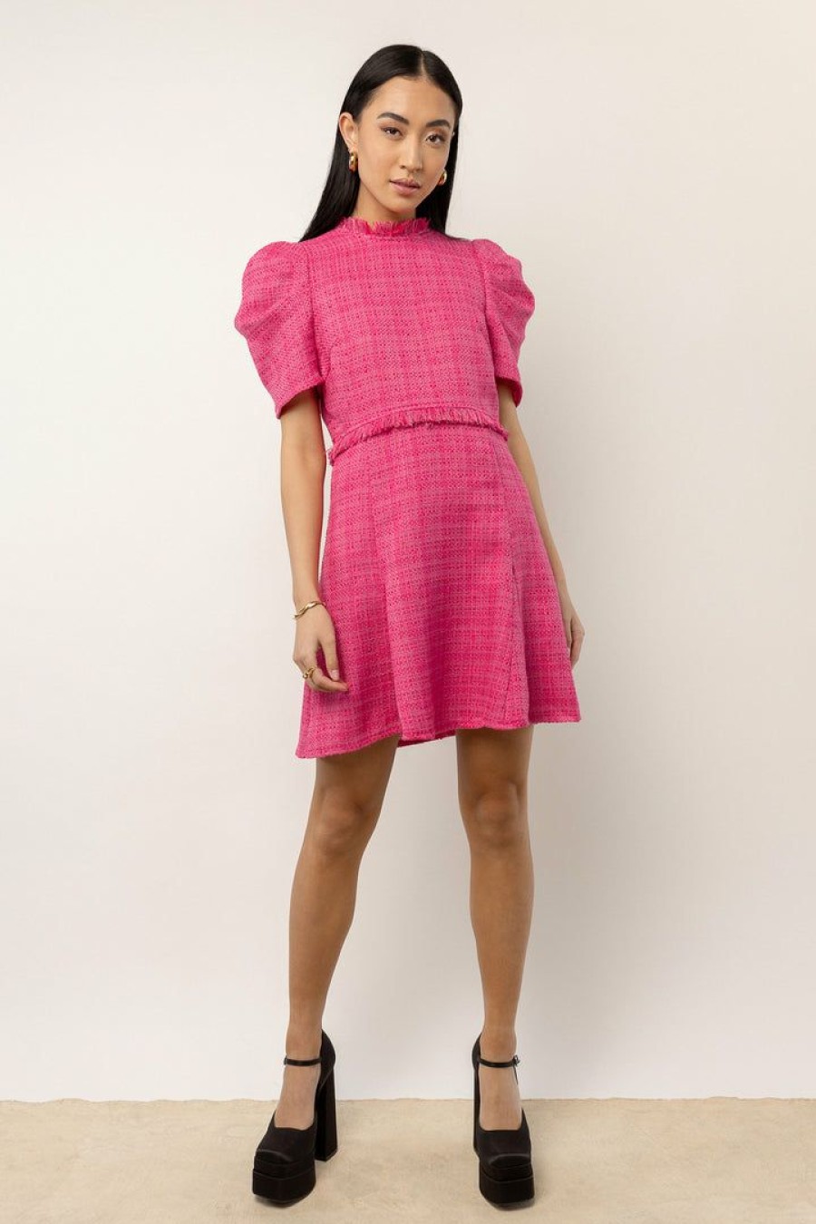 Dresses * | Hot Sale Fate Inc Dresses Peyton Mini Dress Pink