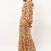 Dresses * | Discount Flying Tomato Astoria Printed Maxi Dress Ivory