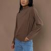 Tops * | Best Sale Very J Hilda Top In Tops Brown