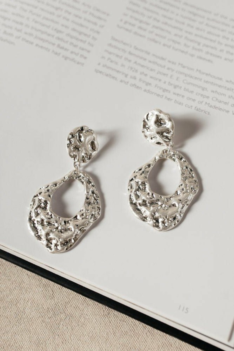 Jewelry * | Budget Joyful Jewelry Gia Dangle Earrings In Silver