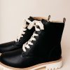 Shoes * | Best Sale Free Soul/Miracle Mile Shoes Aurora Combat Boots In Final Sale Black