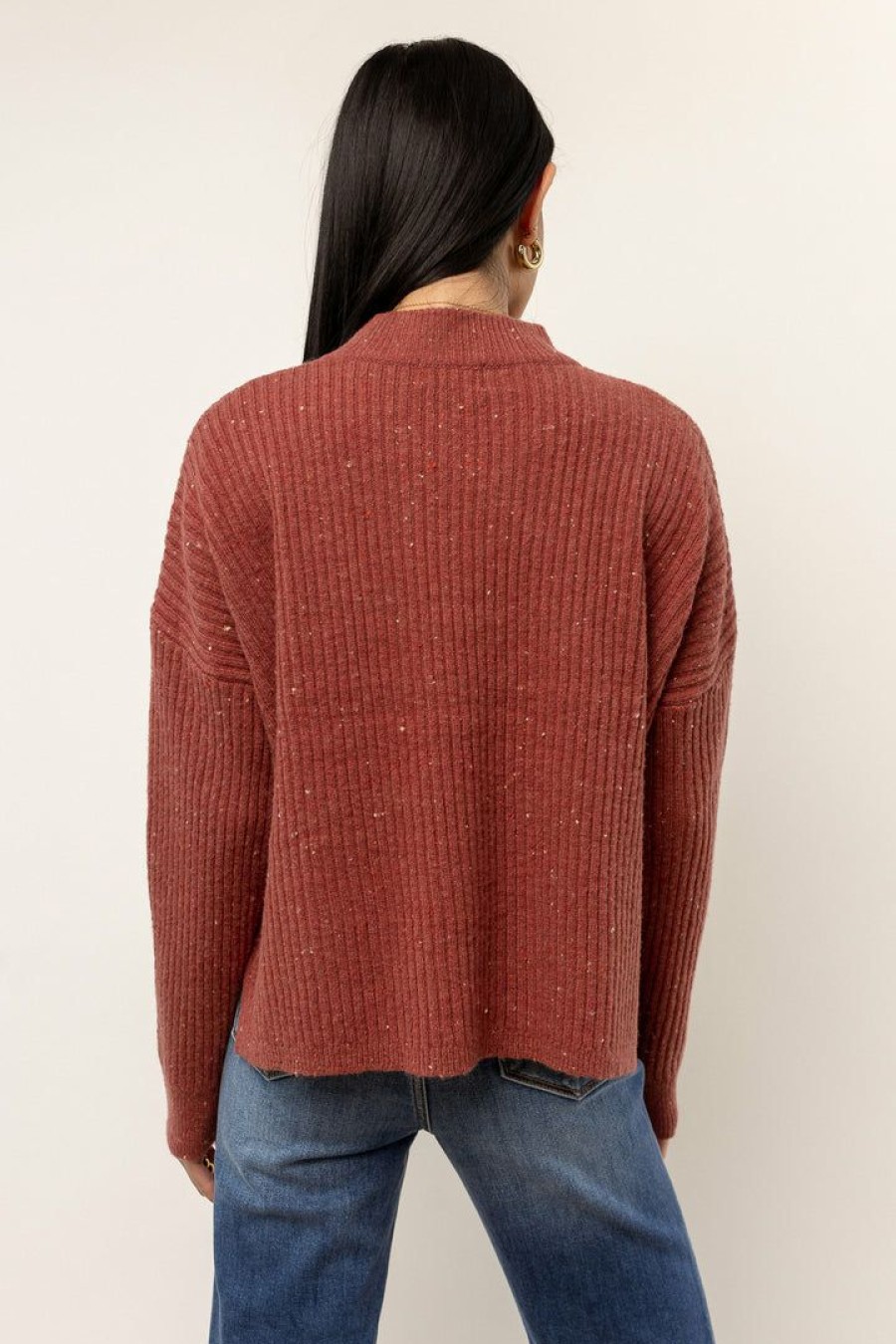 Tops * | Best Sale Worui Fallon Sweater In Final Sale Rust