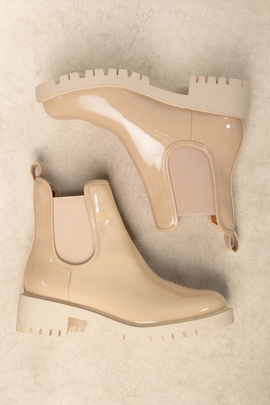 Shoes * | New Beast Fashion Twilight Boots In Nude