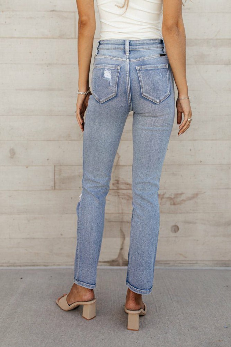 Jeans * | New Kancan Kindell Denim Jeans Final Sale Light Wash