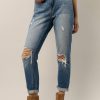 Jeans * | Promo Cello Jeans Bohme Mom Jeans In Final Sale Medium Wash