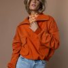 Tops * | Best Pirce Aemi And Co Tops Harry Sweater In Orange