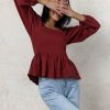 Tops * | New Sina Timmy Blouse In Rust