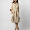 Dresses * | Best Reviews Of Wellmade Inc Dresses Zaria Midi Dress Cream