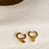 Jewelry * | Brand New Dg Jewelry Daisy Huggie Earrings Gold