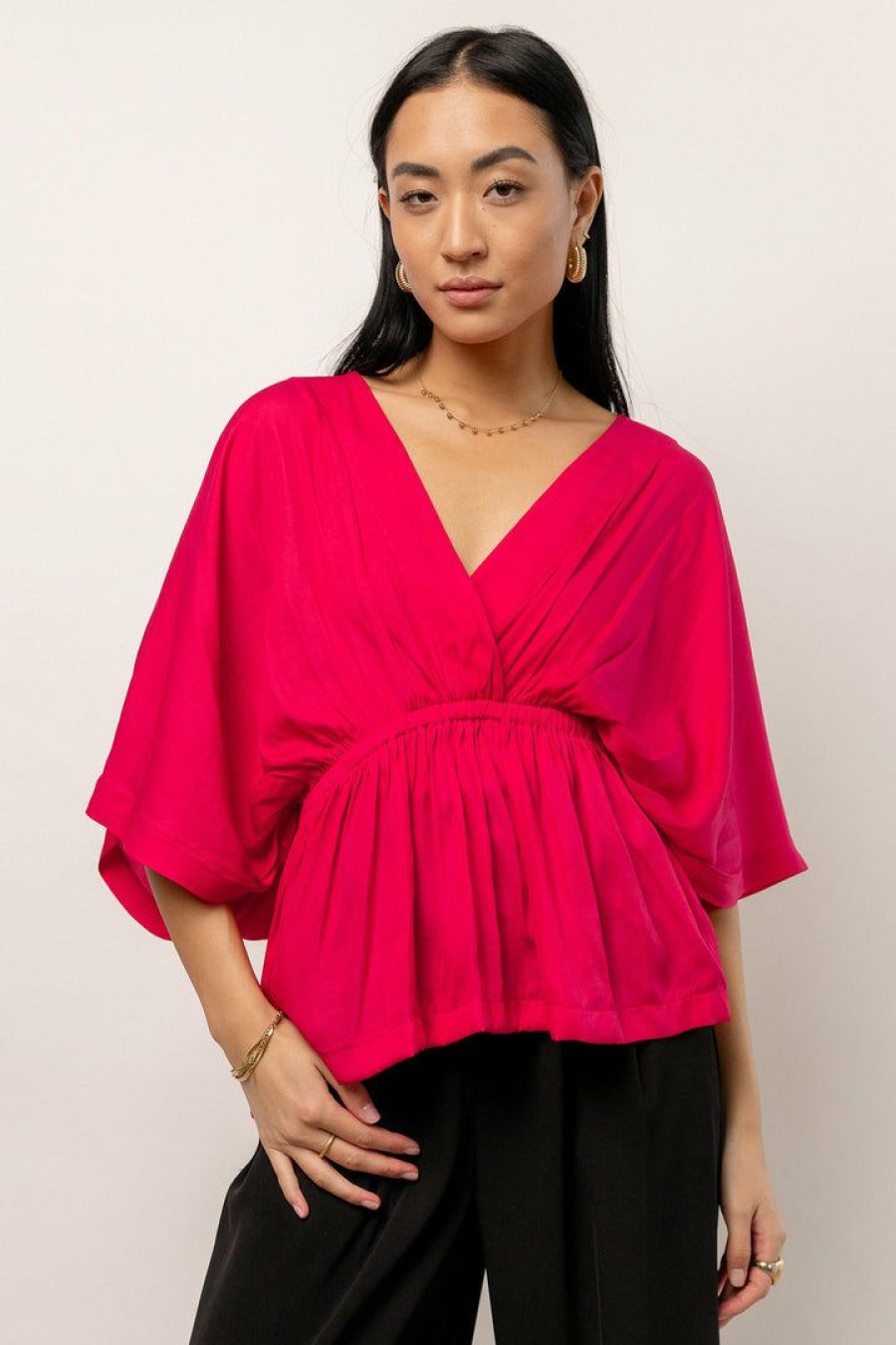 Tops * | Brand New Mustard Seed Pettra Blouse In Final Sale Pink