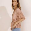 Tops * | Brand New Mustard Seed Ariadne Blouse In Final Sale Tops Rose