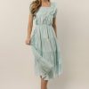 Dresses * | Buy Worui Laney Midi Dress In Dresses Mint