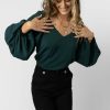 Tops * | Best Sale Maize Stephanie Blouse In Final Sale Jade