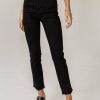 Jeans * | Best Sale Plastic Vervet Dominic Straight Jeans Black