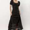 Dresses * | Best Deal Aaron & Amber Parker Maxi Dress In Black