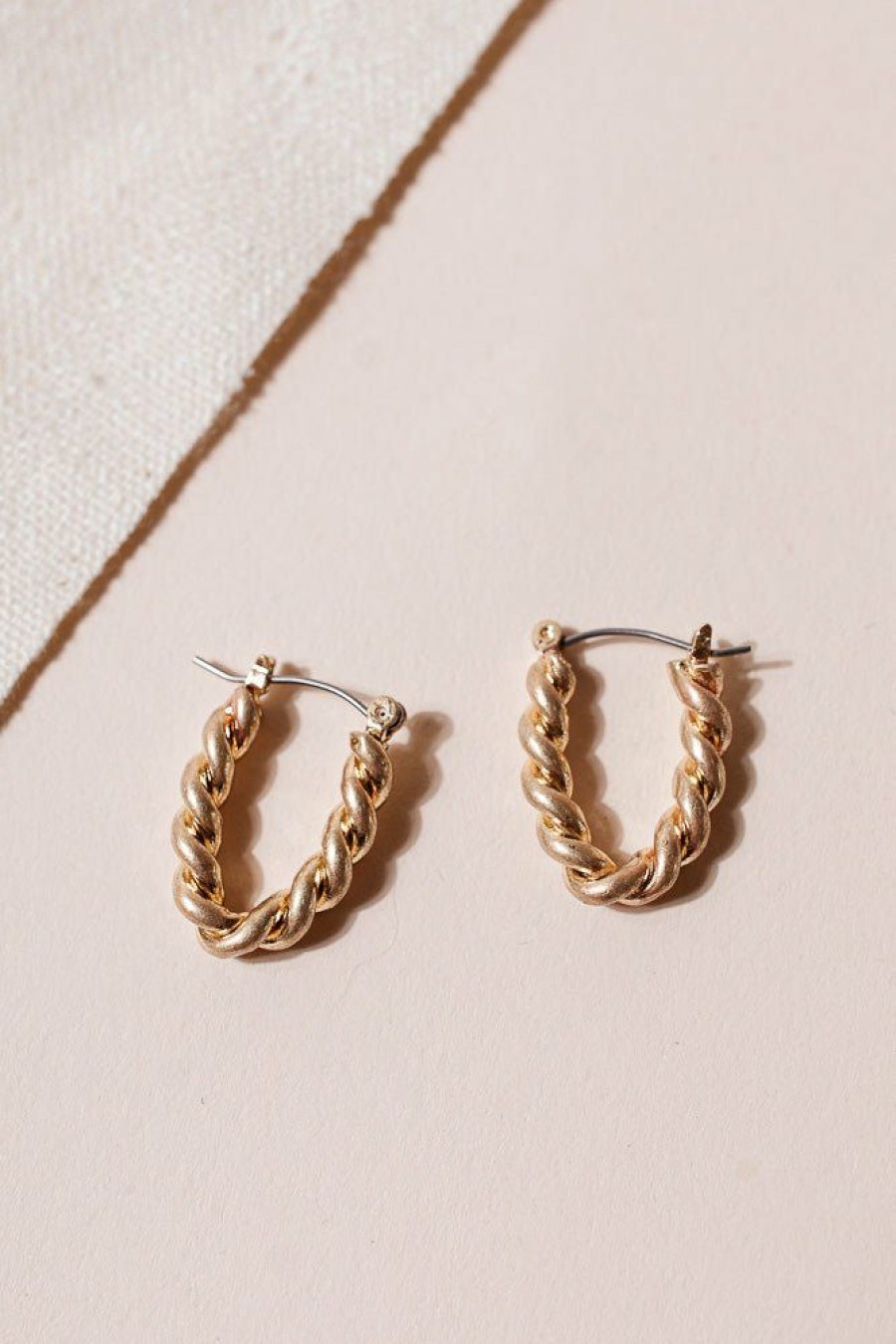 Jewelry * | Cheap Joyful Jewelry Autumn Oblong Earrings Gold