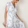 Dresses * | Discount Worui Willa Ruffle Dress In Floral Blue