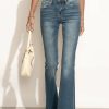 Jeans * | Outlet Plastic Vervet Kori Flared Jeans Medium Wash