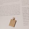 Jewelry * | Outlet La Radiant Val Jean Global Jewelry Gingham Pendant Charm Final Sale Gold