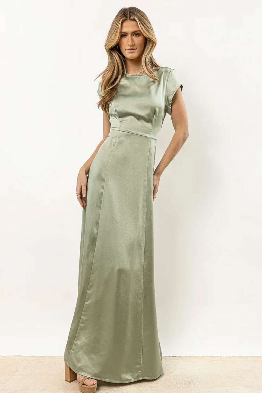 Dresses * | Best Reviews Of Worui Lucille Maxi Dress In Sage