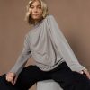 Tops * | New Very J Tops Hilda Top In Taupe