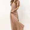 Dresses * | Deals Ricarica Josie Maxi Dress In Taupe