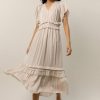 Dresses * | Buy Worui Dresses Willa Ruffle Dress In Ivory