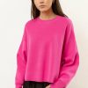 Tops * | Outlet Lumiere Pamela Sweater In Pink Hot Pink