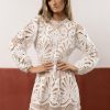 Dresses * | Flash Sale Wellmade Inc Dresses Geraldene Lace Dress In White Ivory