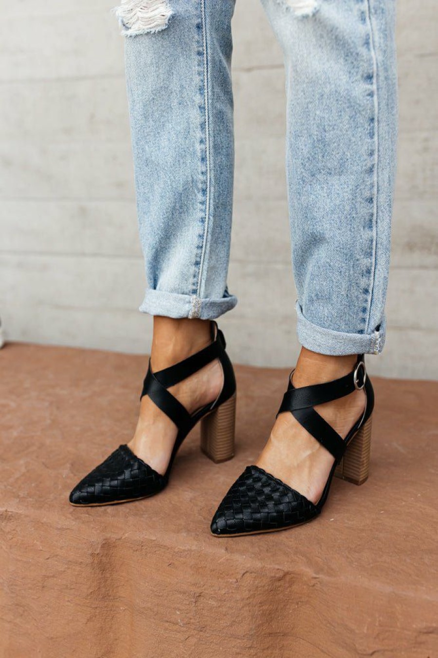 Shoes * | Outlet Free Soul/Miracle Mile Zoey Heels In Shoes Black