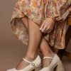 Shoes * | Discount Free Soul/Miracle Mile Jennifer Heels In Beige