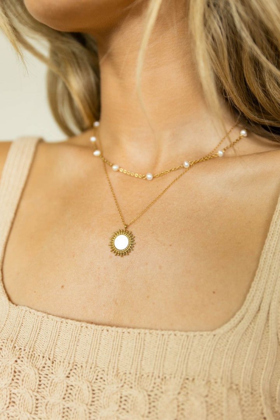 Jewelry * | Best Pirce Dg Jewelry Corey Necklace Gold