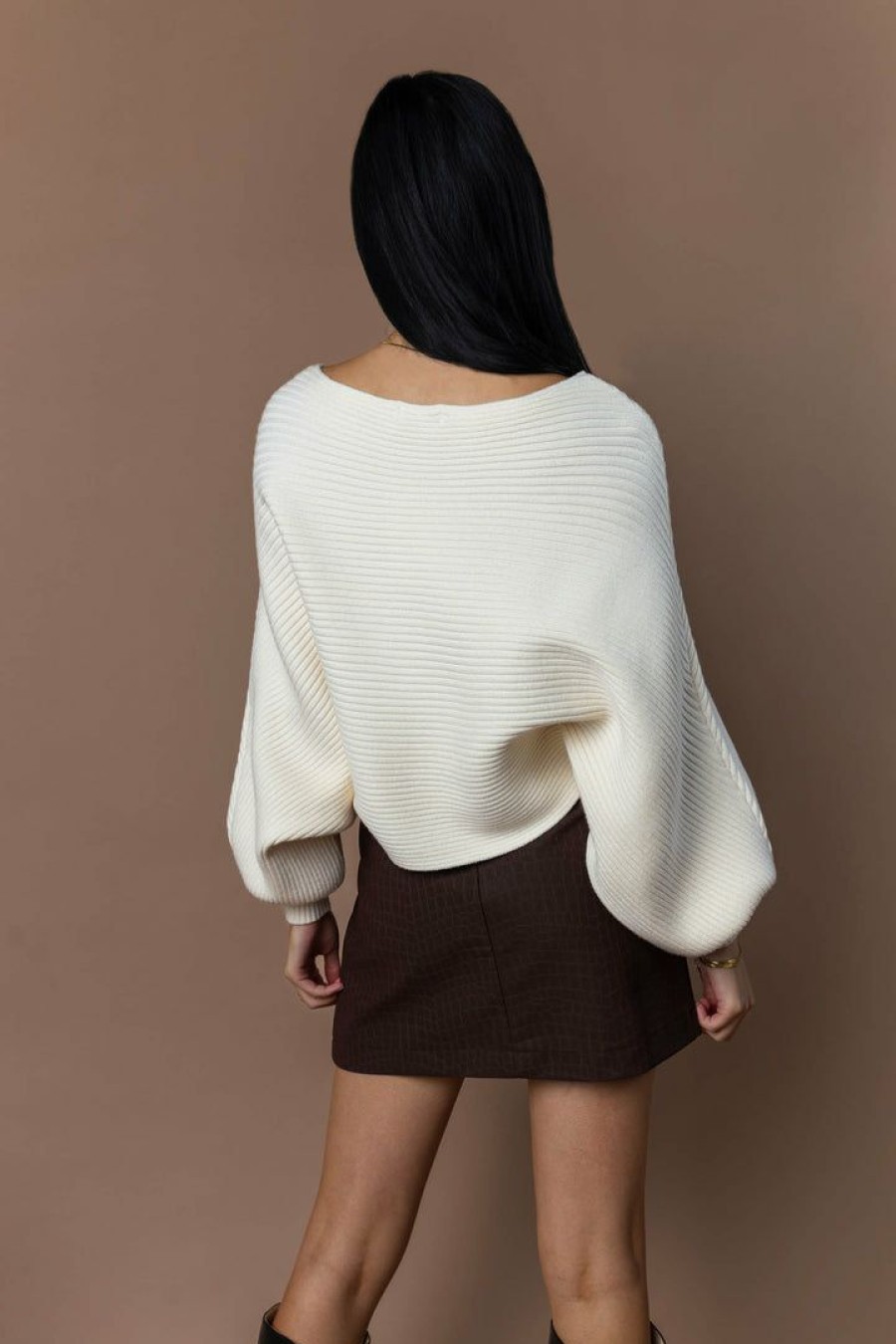 Tops * | Top 10 Lush Clothing Tops Ziggie Sweater In Cream