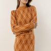 Dresses * | Best Pirce Fate Inc Dresses Lola Sweater Dress Final Sale Copper