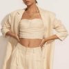 Tops * | Coupon Listicle Tops Adella Bustier Top In Final Sale Natural