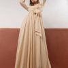 Dresses * | Discount Ricarica Marilyn Maxi Dress Champagne