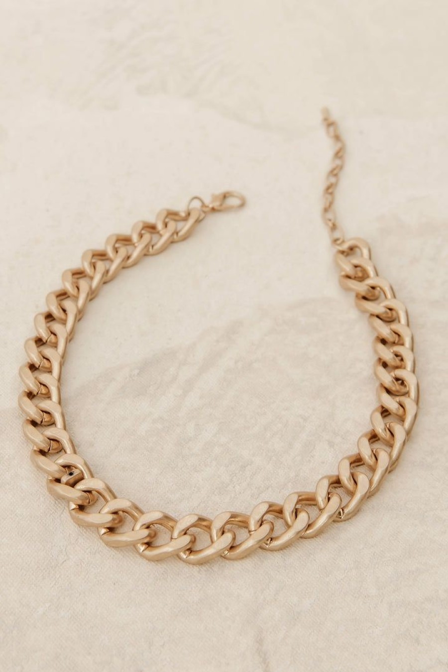 Jewelry * | Coupon Siete Collection Brielle Chain Necklace Jewelry Gold