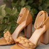 Shoes * | Wholesale Free Soul/Miracle Mile Daleyza Heels Shoes Tan