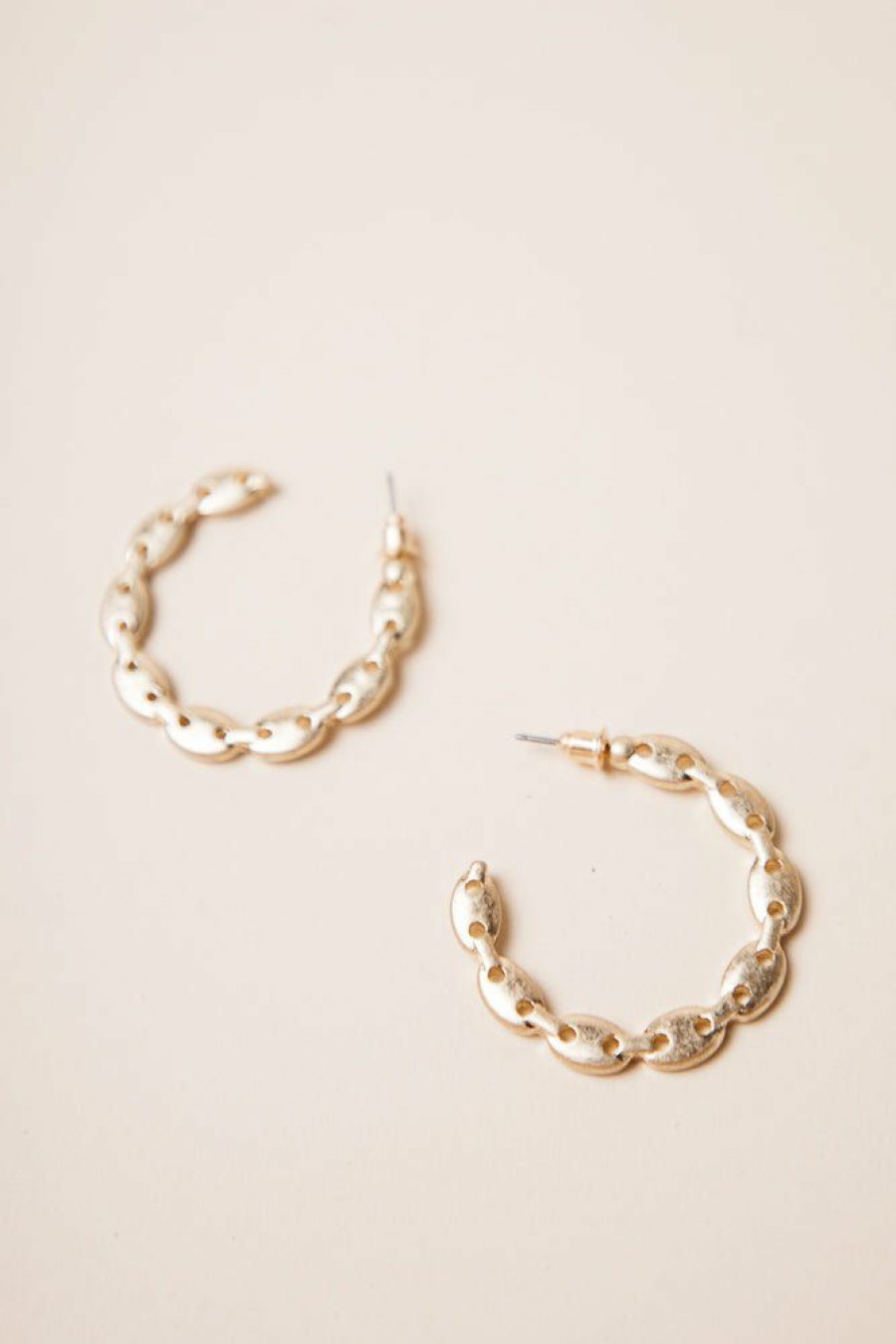 Jewelry * | Promo La Radiant Val Jean Global Marlene Dot Earrings Gold